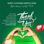 HAAPY CUSTOMER SERVICE WEEK
